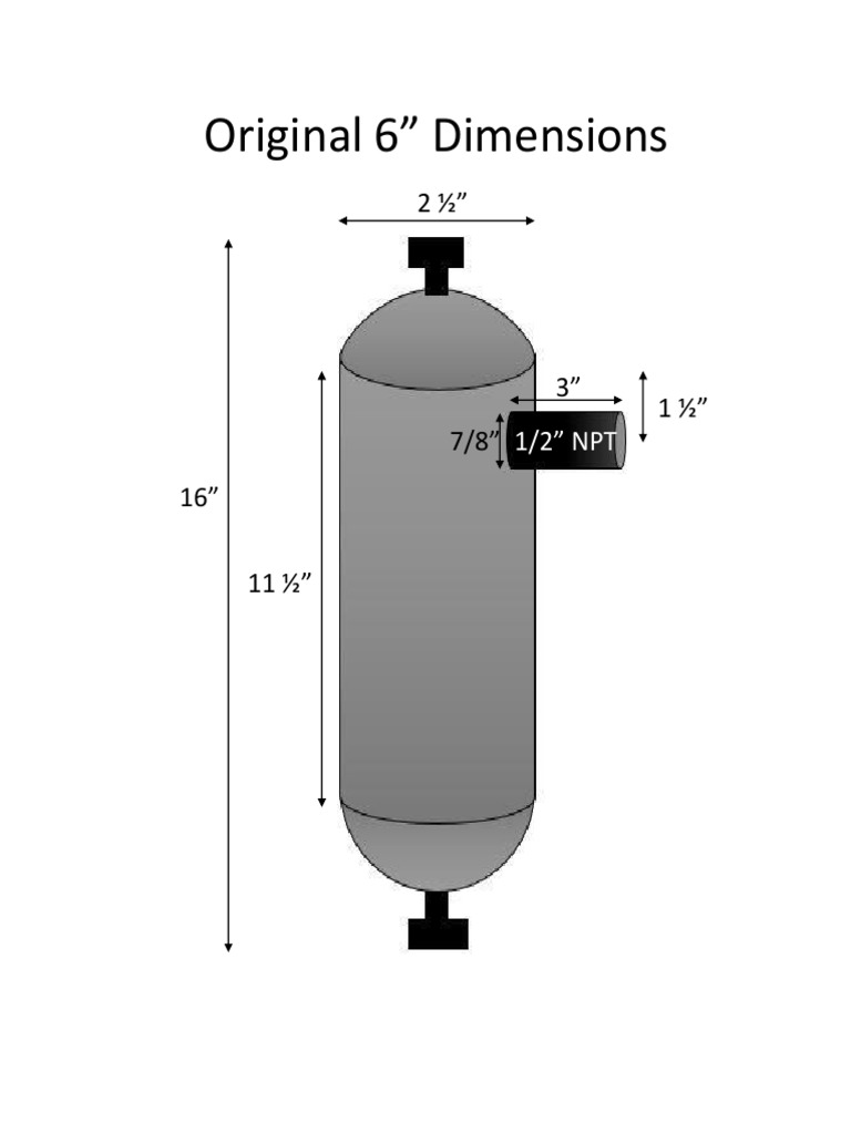 6-Inch Dimension Specifications | PDF