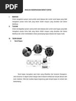 Analisa Kedewasaan Serat Kapas