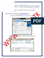 Cara Penggunaan VeryPDFPDF2WordFullVersion