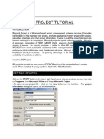 Microsoft Project Tutorial