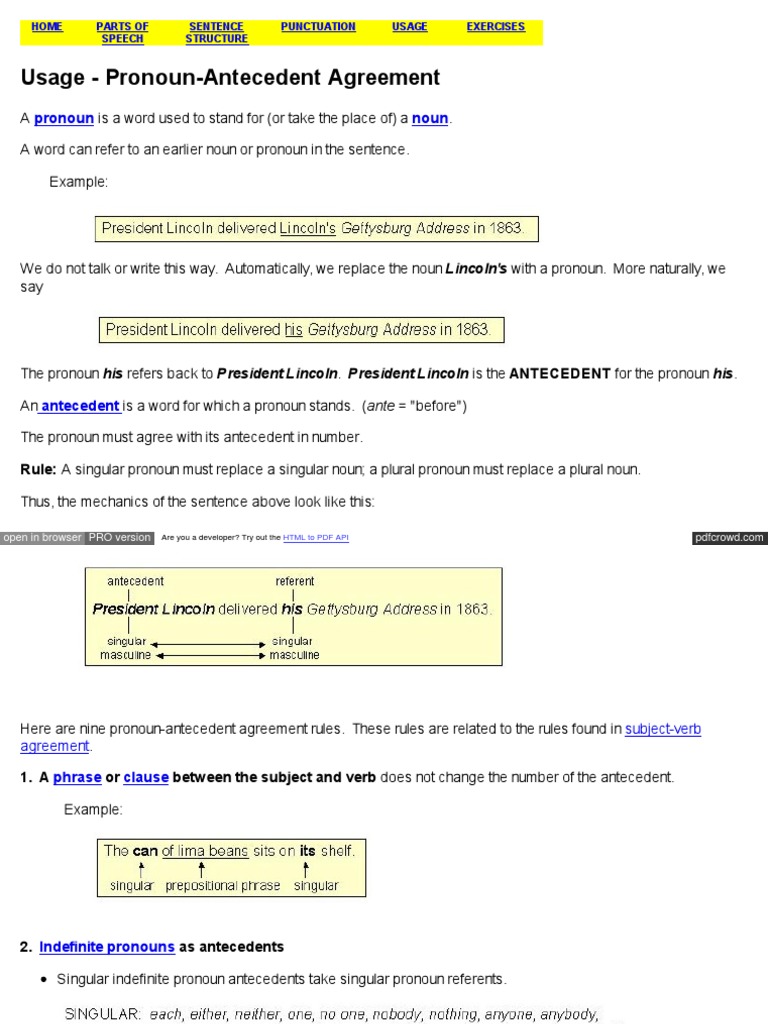 pronoun-antecedent-agreement-worksheet