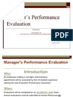 New Management Evaluation Procedure PowerPoint Presentation