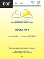 Matematica I - Algebra I