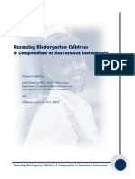 Assessing Kindergarten Children A Compenduim of Assessment Instruments