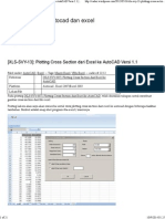 Coretan Tentang Autocad Dan Excel PDF