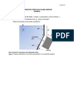 2.4 Pressure Force On Plane Surface - Problem PDF