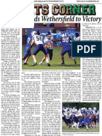 Sanzaro Leads Wethersfield To Victory