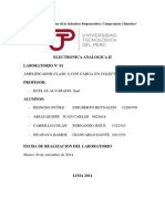 Informe 1 Amplificador de Clase A con Carga en Colector UTP