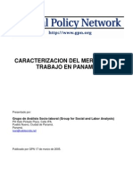 Condiciones Del Trabajo Panama-Analysis-Es 2005 PDF