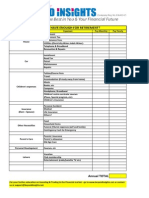 Family Expenditure Planning