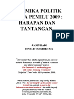 Politik - Pasca Pemilu 2009