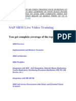 Sap SRM Training Video Tutorial