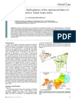 Hydrophytes of Five Ephemeral Lakes of Thiruvallur District PDF