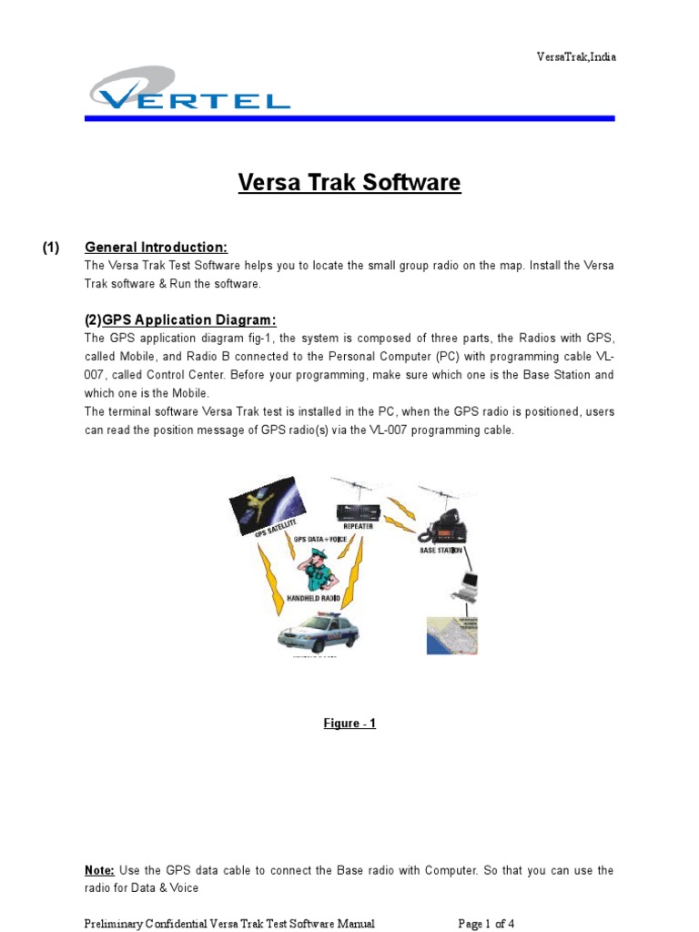 Versa Trak Test Software Guide | PDF | Global Positioning System ...