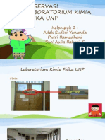 Observasi Laboratorium Kimia Fisika Unp