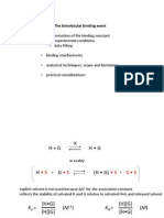 The Bimolecular Binding Event