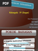 Download Ppt Spektroskopi Inframerah Kelompok Empat by Putry Rizkia SN242678090 doc pdf
