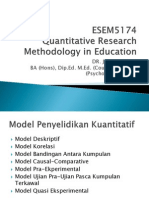 ESEM5174 Model Kuantitatif