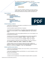 Dislexia - Gabinete de Psicopedagogía y Logopedia Madrid - CENTRO IDE PDF