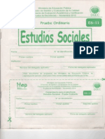 Examen Sociales Bachillerato Colegio Noviembre 2012