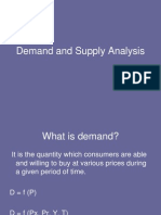 Demand and Supply Analysis-1 Sdsakldjlasjldjlasldlasjldjklasdjasljdljasldjlaskldasljdlasjlkl