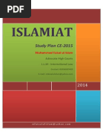 Download Islamiat - Study Plan for CSS by Muhammad Faisal Ul Islam SN242681320 doc pdf