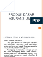 Bab Vi Produk Dasar Asuransi Jiwa