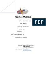 Result Analysis-Engr 101