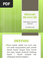 Download Primary Headache Ppt by Rosaldy Muhamad SN242685808 doc pdf