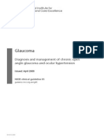 Glaucoma NICE 2009