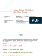 UK Overseas Trade Statistics: The User Story