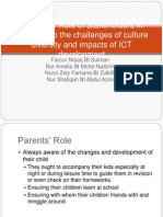 Tutorial 3: Role of Stakeholders in Attending To The Challenges of Culture Diversity and Impacts of ICT Development