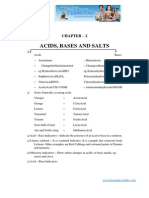 Acid Bases and Salts