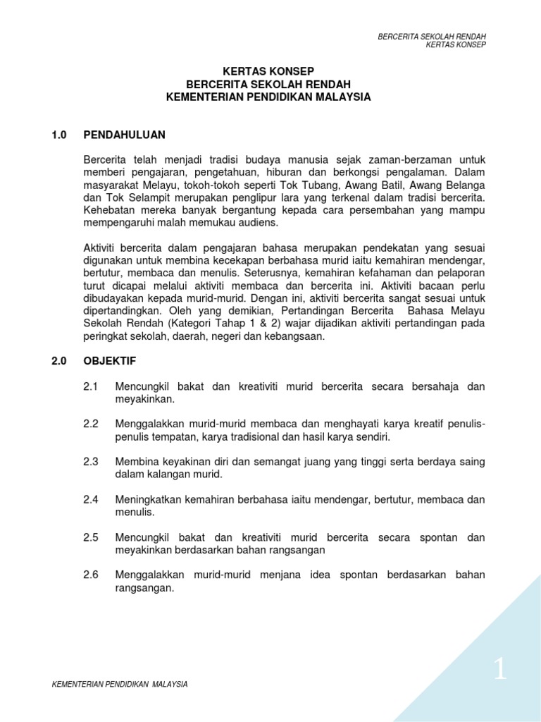 1 1 Kertas Konsep Bercerita Pdf