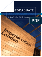 Imprial College London Postgraduate Prospectus 2014-15 PDF