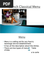 Download French Classical Menu Presentation by Om Singh SN24270180 doc pdf