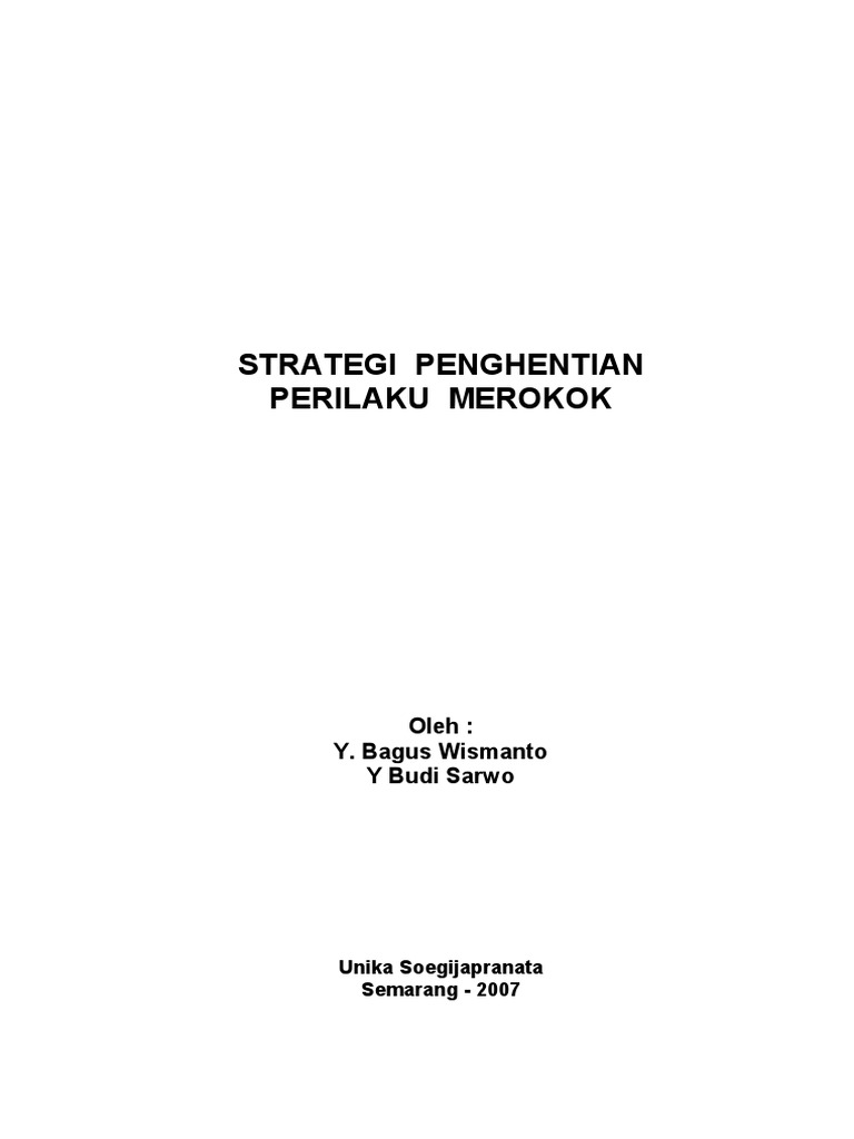Mengatasi Perilaku Merokok Mengatasi Perilaku Merokok