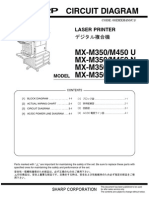 Sharp MX-M450 Circuit Diagram