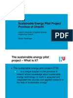 O700 Sustainable Energy Pilot Project Province of Utrecht