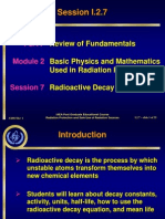 Session I207 Radioactivity