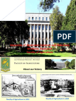 Faculty of Agriculture Bucuresti 2013