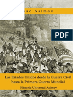ASIMOV - Los EEUU Desde La Guerra Civil Hasta La Pirmera Guerra Mundial PDF