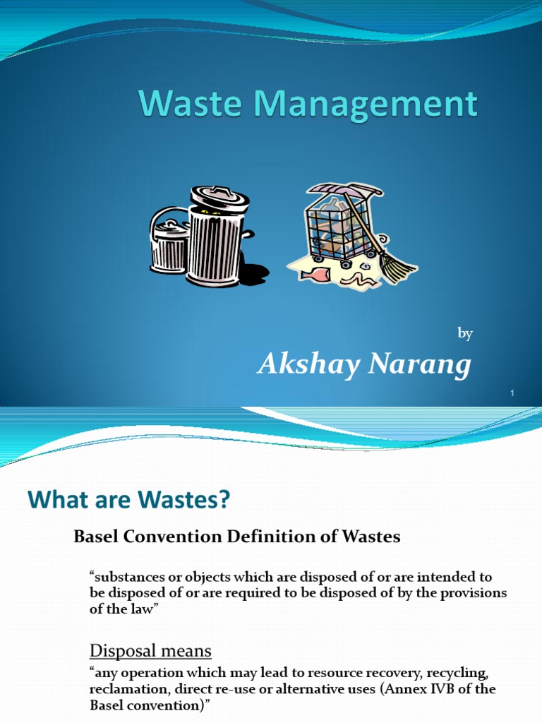assignment on waste management pdf