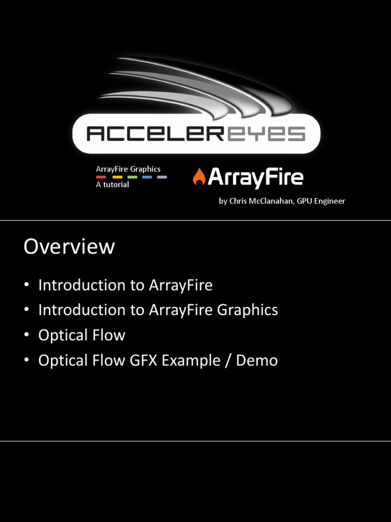 ArrayFire Graphics Tutorial | PDF | Thread (Computing) | 3 D Computer ...