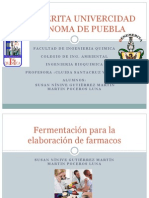 Proceso de Fermentaciã N para La Obtenciã N de Farmacos