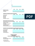 Project A Excel Template