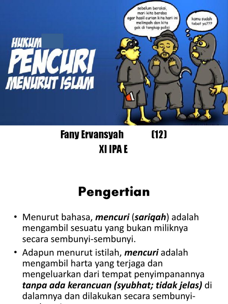 Hukuman Mencuri dalam Islam | PDF