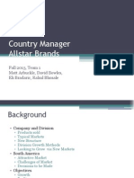 Country Manager Final Presentation
