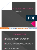 Microsoft PowerPoint - RESTAURACIÓN NEOCONSERVADORA. 2014-1.pdf