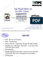Using Visual Basic With Opc
